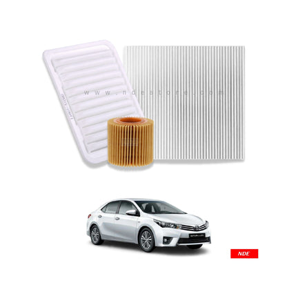 ESSENTIAL FILTER PACK FOR TOYOTA COROLLA GRANDE 1.8 (2008-2024)