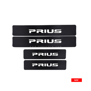 DOOR SILL AREA PROTECTION CARBON FIBER STICKER FOR TOYOTA PRIUS
