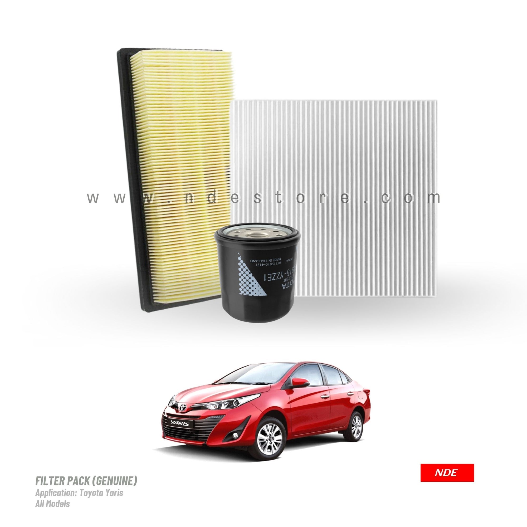 ESSENTIAL FILTER PACK GENUINE FOR TOYOTA YARIS