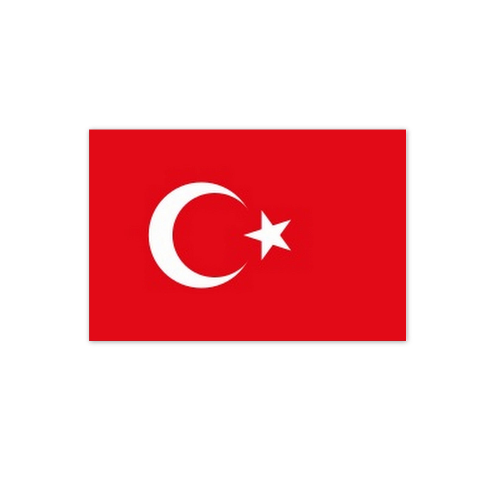 STICKER, TURKEY FLAG (SKU: 3222)