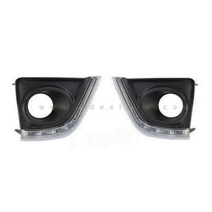 FOG LIGHT DRL SMD COVERS FOR TOYOTA COROLLA (2014-2017)