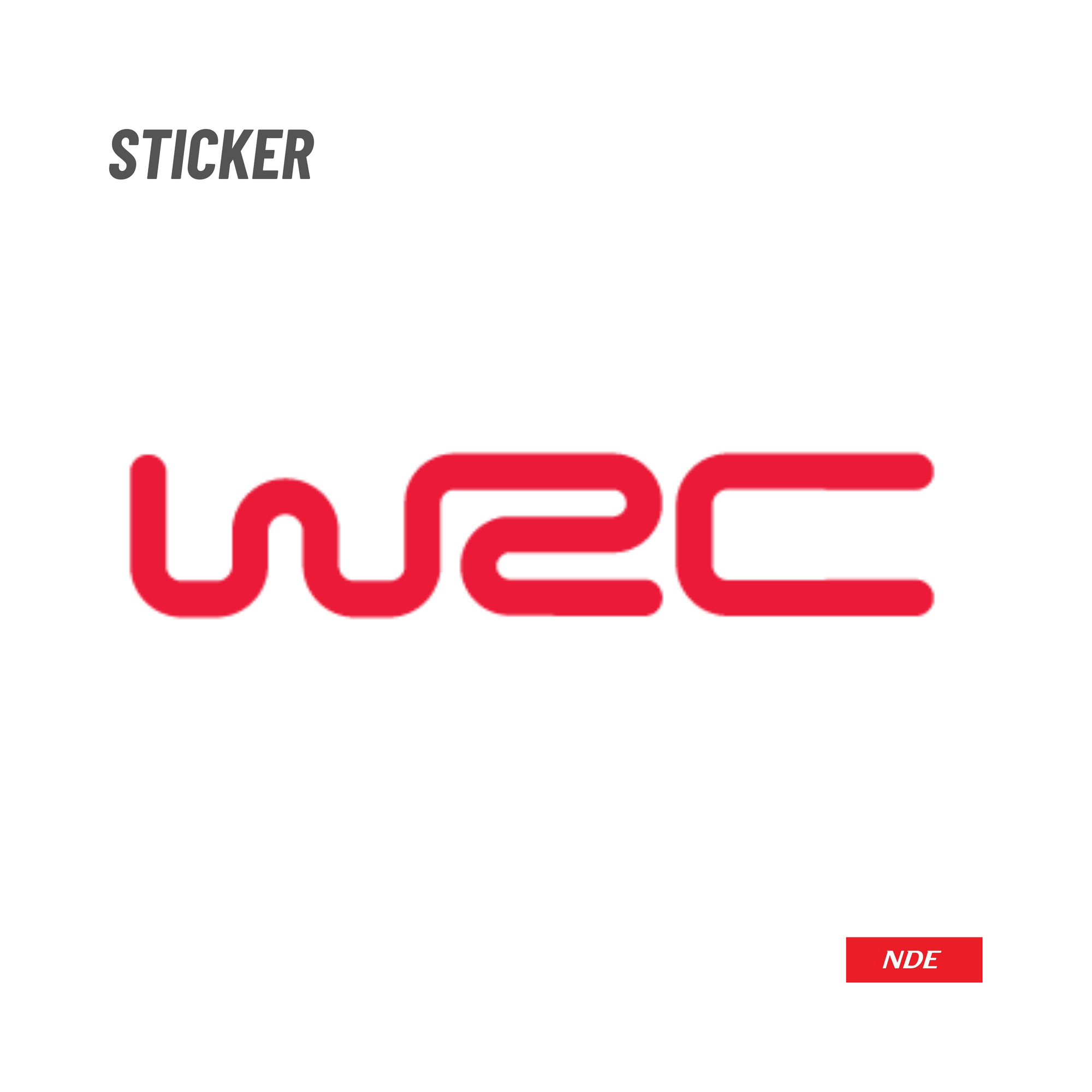 STICKER, WRC