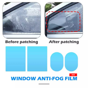 SIDE VIEW MIRROR ANTI FOG AND WATERPROOF FILM 4 PIECES FOR CLEAR VISION