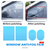 SIDE VIEW MIRROR ANTI FOG AND WATERPROOF FILM 4 PIECES FOR CLEAR VISION