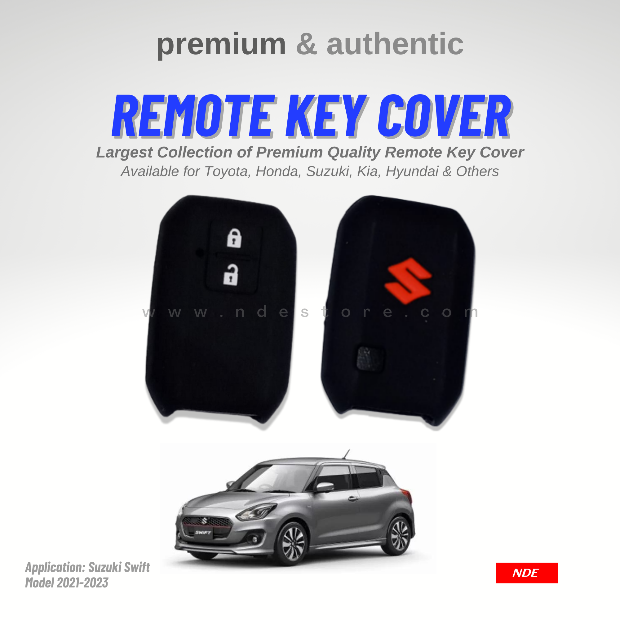 Suzuki Swift 2022-23 PVC Silicone Protection Key Cover